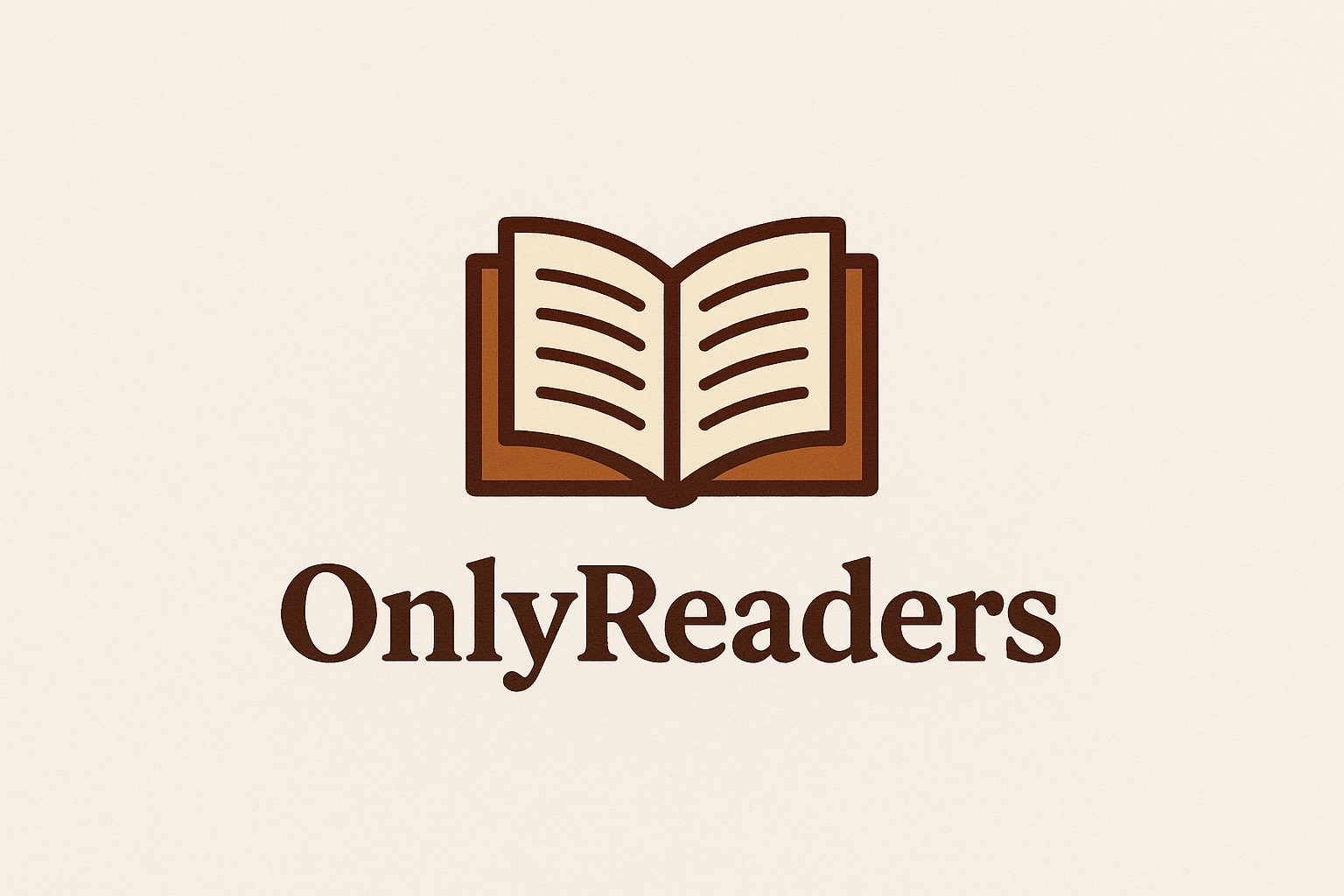 OnlyReaders blog logo showing an open book symbol for readers and story lovers
